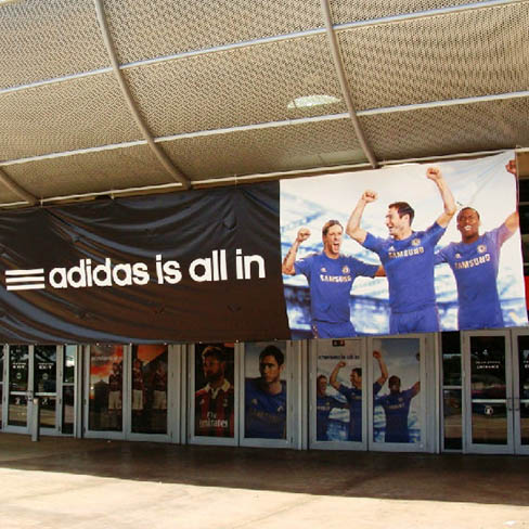 Adidas Store Vinyl Banner